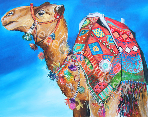 Rebecca Morris Art- The Camels are Coming