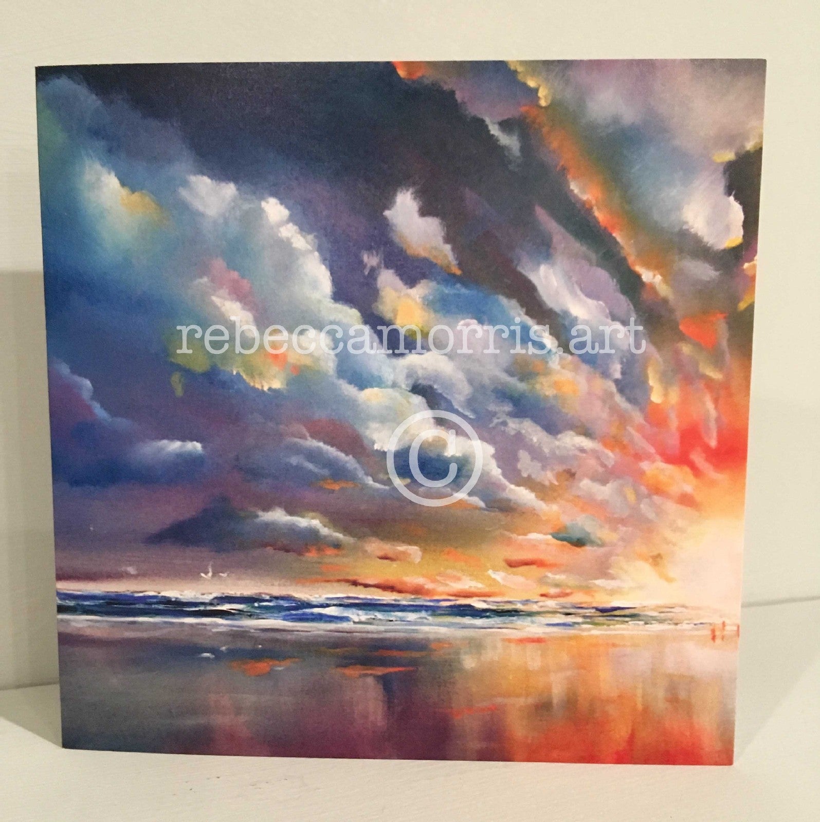 RebeccaMorris Art - Fire Trinity Sunset