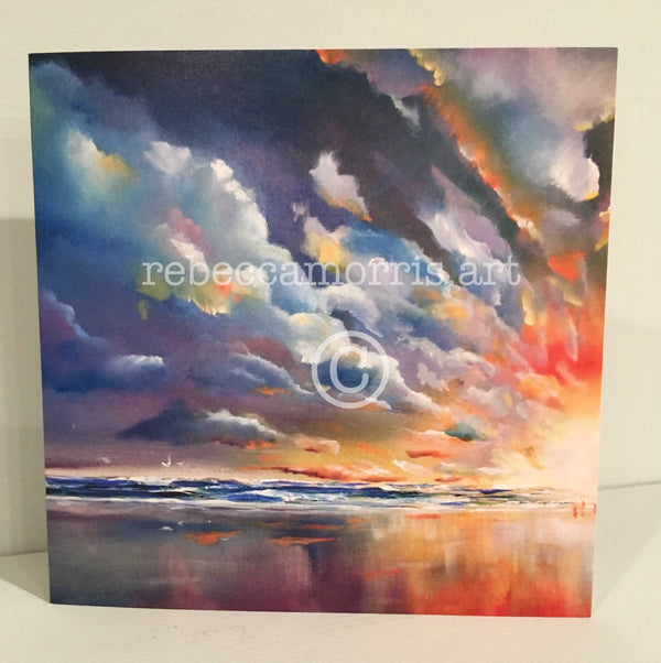 RebeccaMorris Art - Fire Trinity Sunset