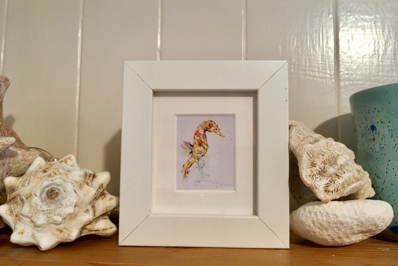 Rebecca Morris Art - Seahorse Micro Frame