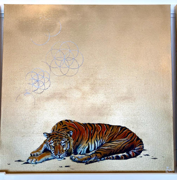 Courage seeks as the tiger sleeps