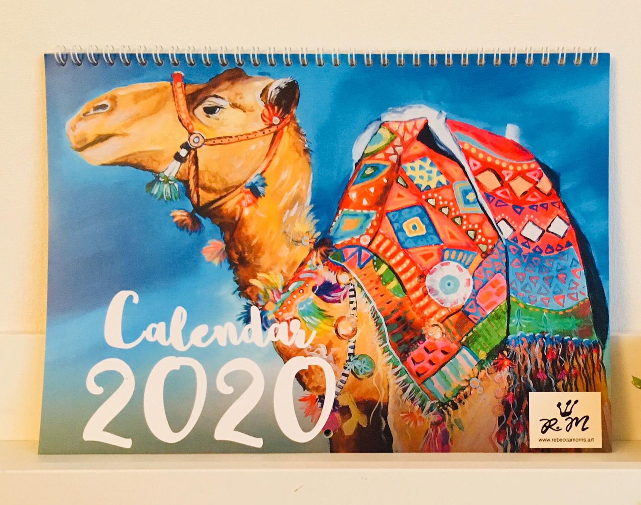 Rebecca Morris Art - Rebecca Morris 2020 Calendar - Double A4