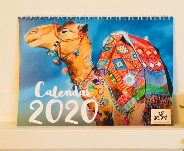 Rebecca Morris Art - Rebecca Morris 2020 Calendar - Double A4