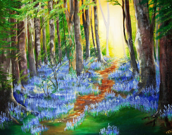 Rebeccamorris Art - Bluebell woods