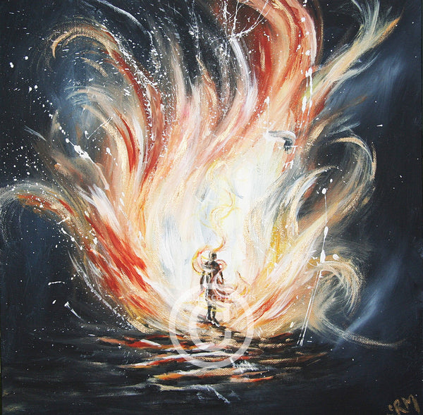Rebecca Morris Art - Man Of Fire