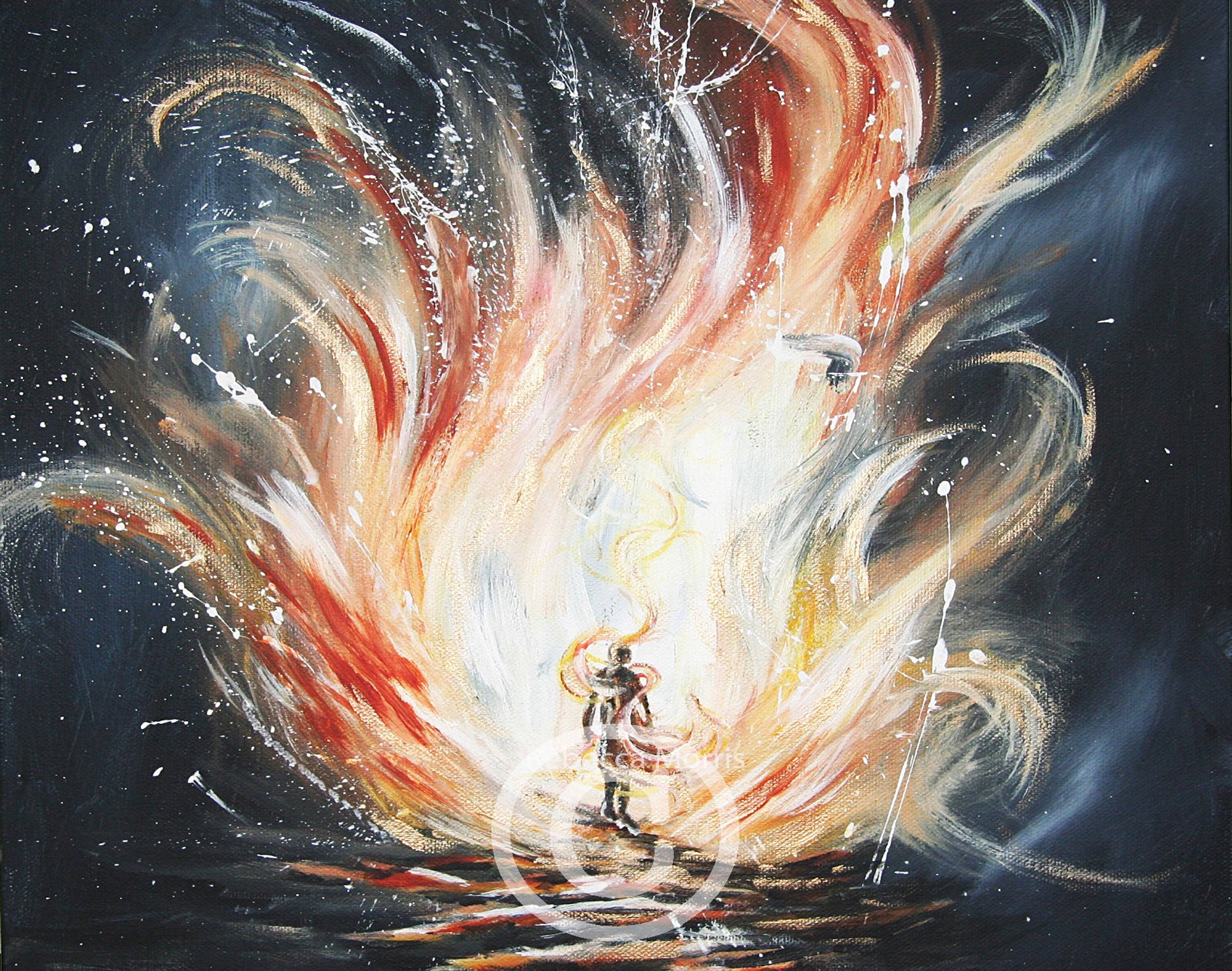 Rebecca Morris Art - Man Of Fire