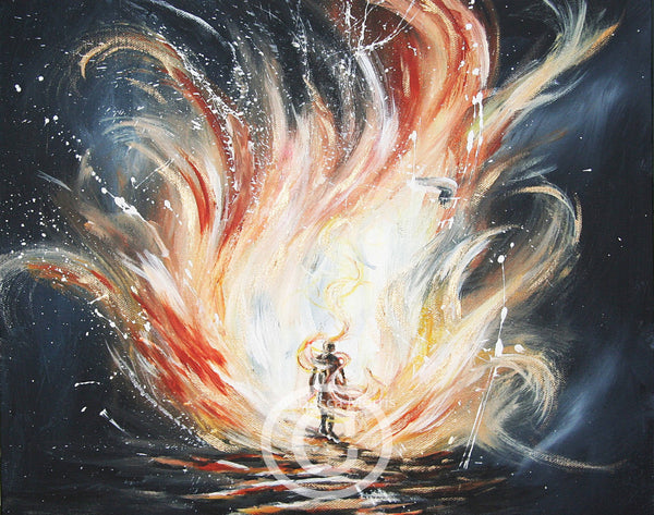 Rebecca Morris Art - Man Of Fire