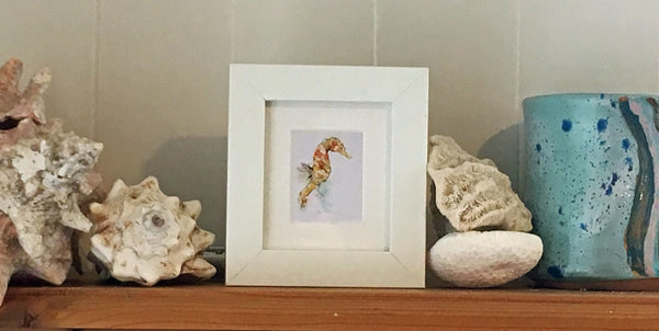 Rebecca Morris Art - Seahorse Micro Frame
