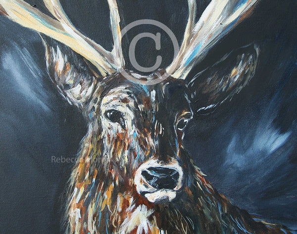 Rebecca Morris Art - Stag