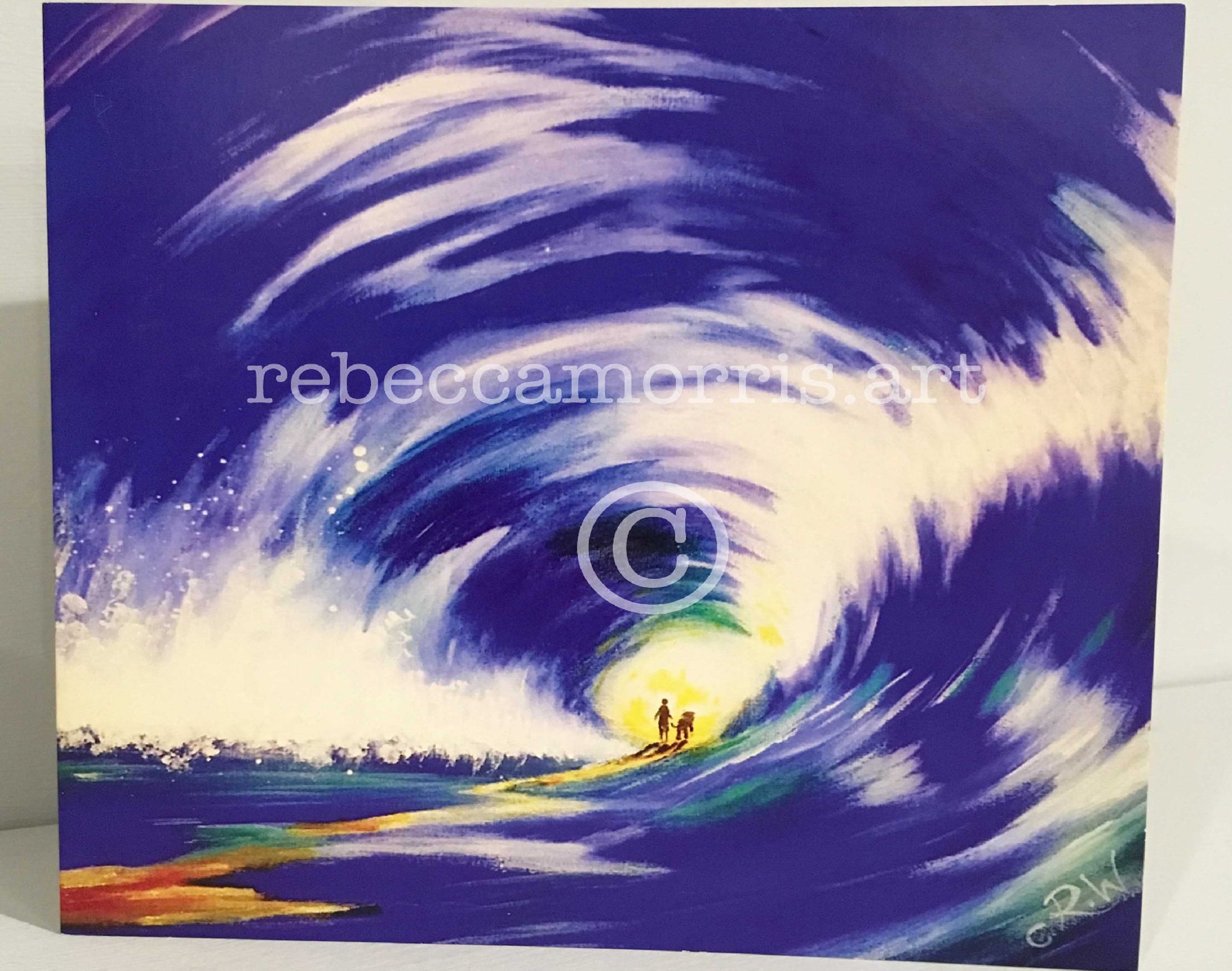 Rebecca Morris Art - Through The Wave