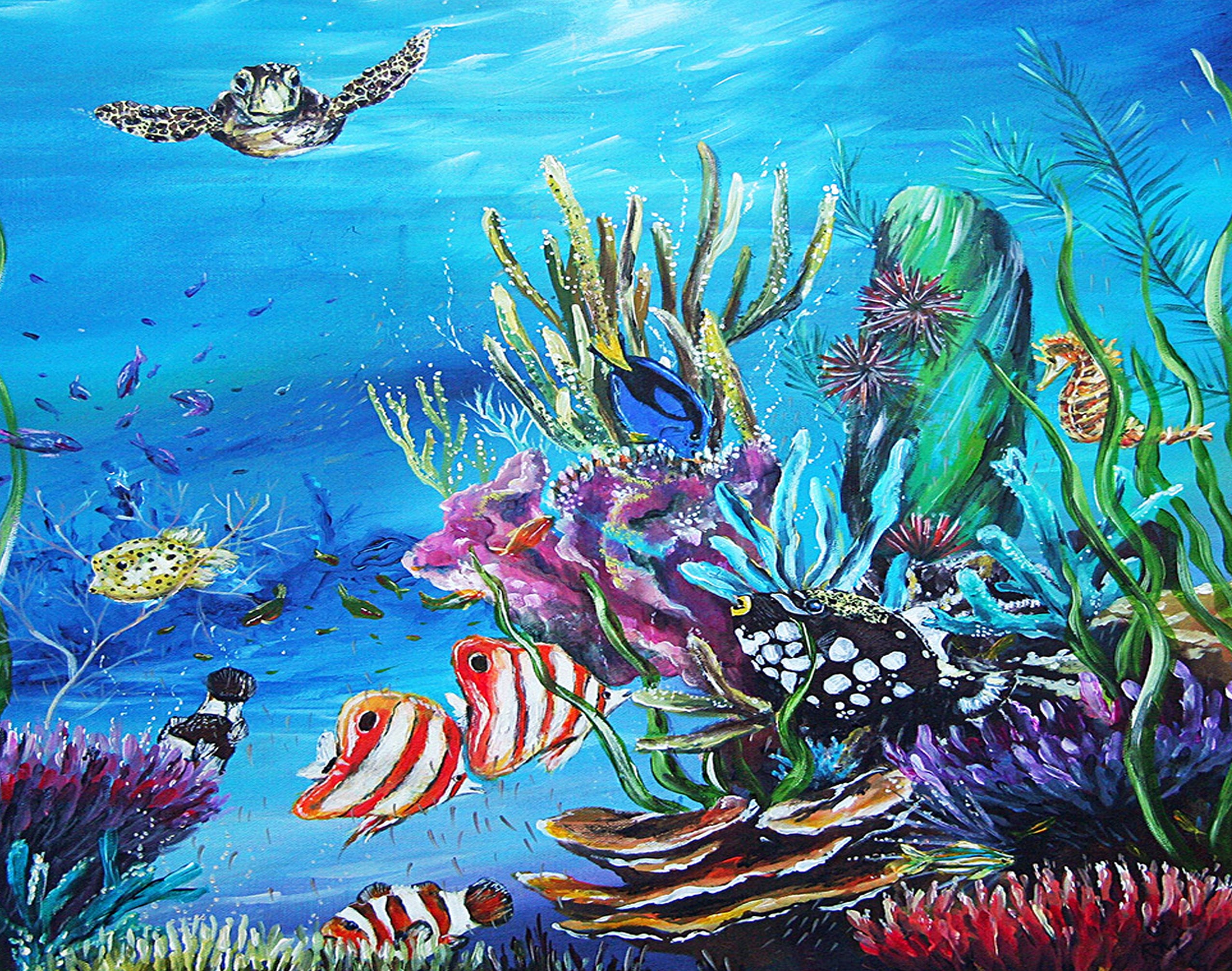 Rebecca Morris Art - Under the Sea