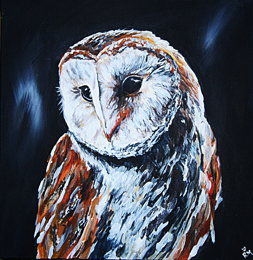 Rebeccamorris Art - Barn Owl