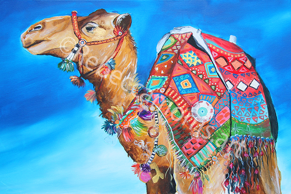 Rebecca Morris Art- The Camels are Coming