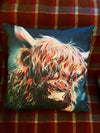 Rebecca Morris Art - Ox Face Cushion