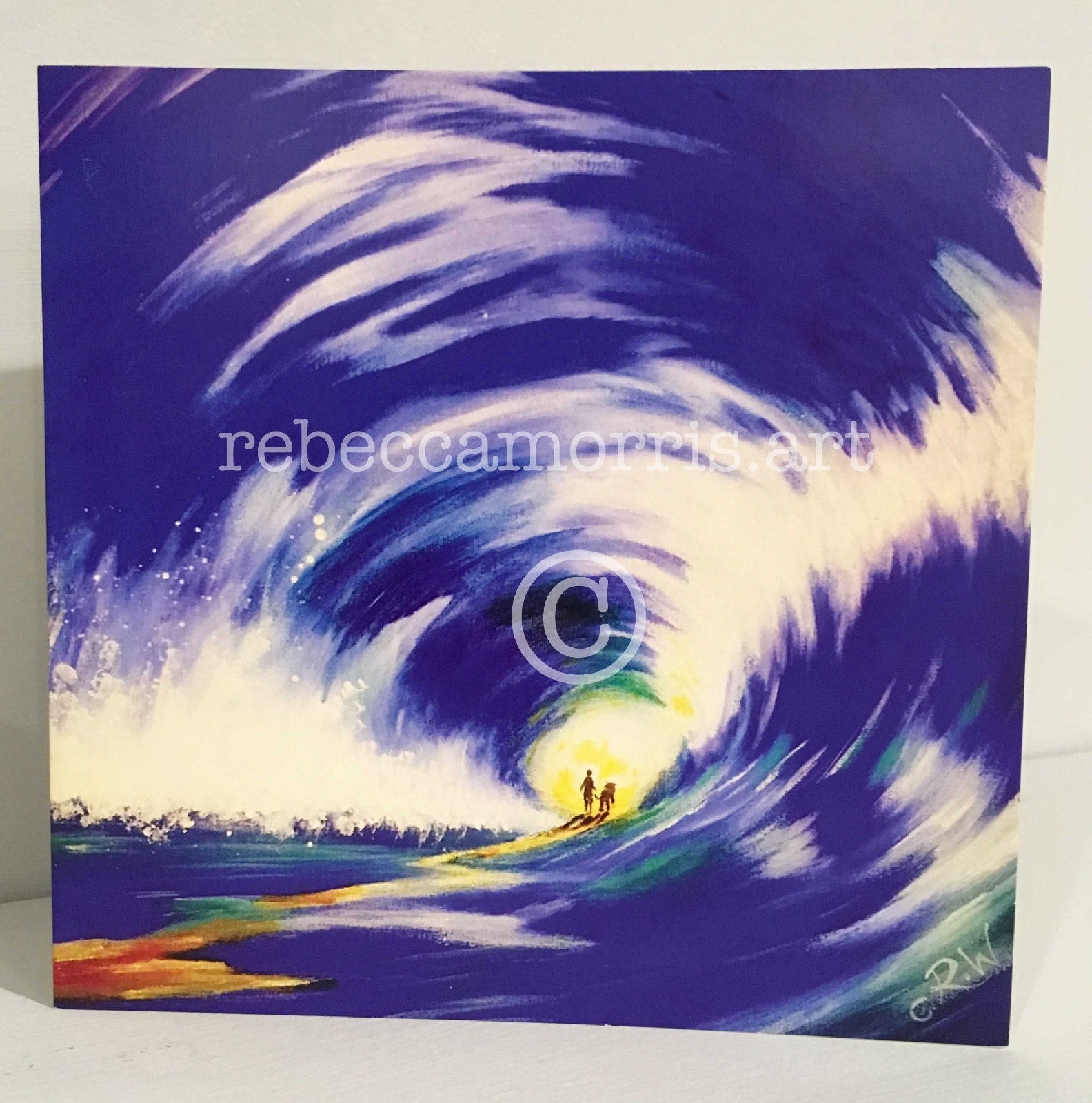 Rebecca Morris Art - Through The Wave